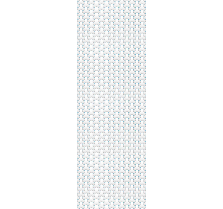 Geometrinė detalė koridoriaus tapetai - „Tenstickers“