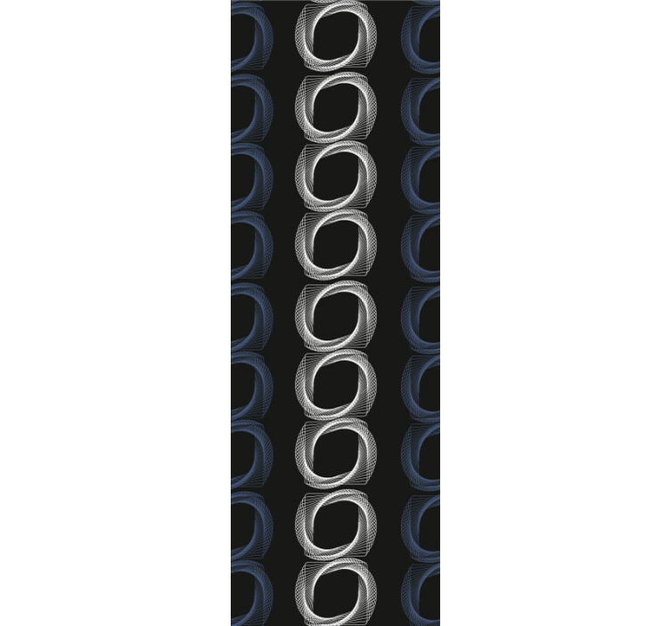 Apvalūs metaliniai akcentai dėmėti tapetai - „Tenstickers“