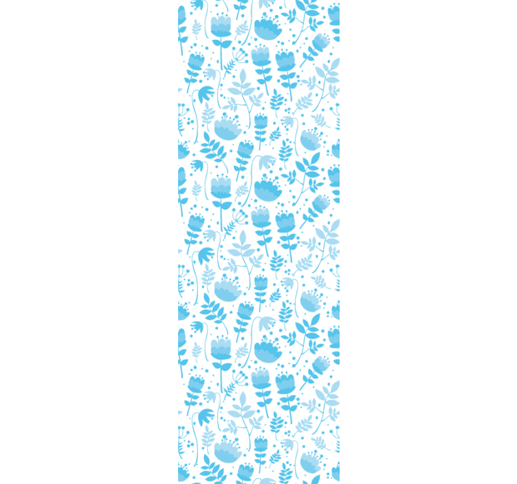 Gėlių siluetų raštai tapetai geles - „Tenstickers“