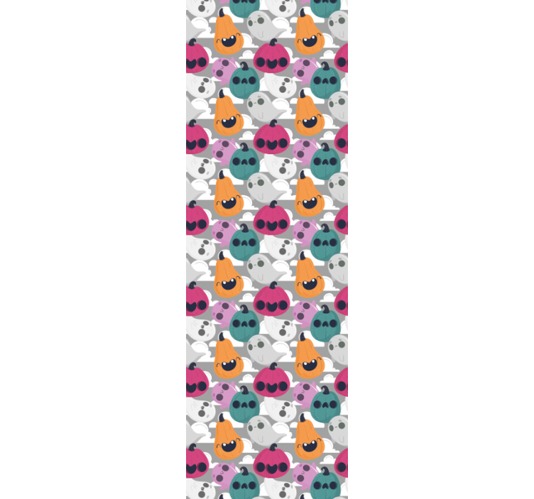 žaismingas moliūgų raštas halloween tapetas - „Tenstickers“