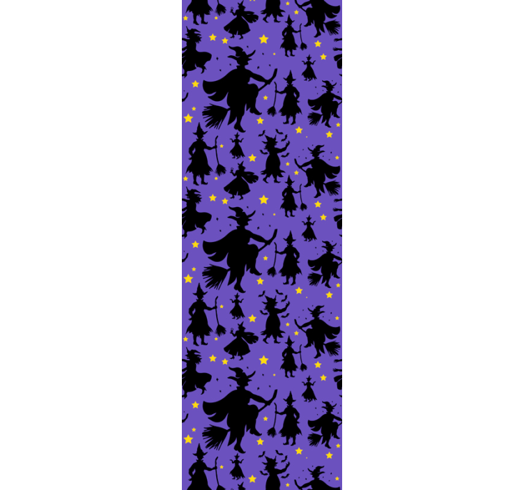 Skraidančios raganos helovinas tapetai - „Tenstickers“