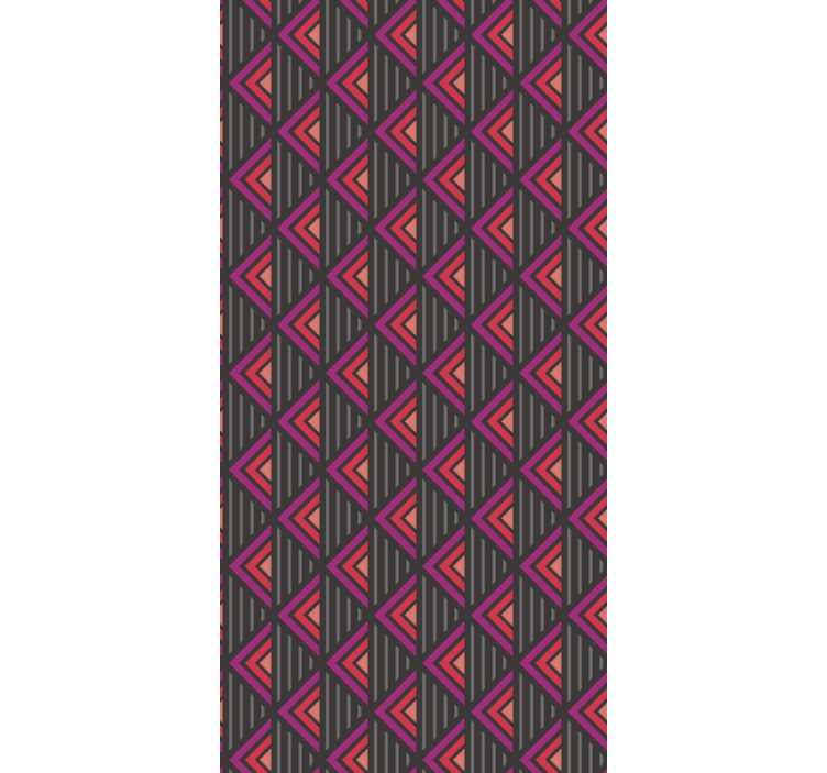 Trikampis tinklelis gyvenamojo kambario tapetas - „Tenstickers“