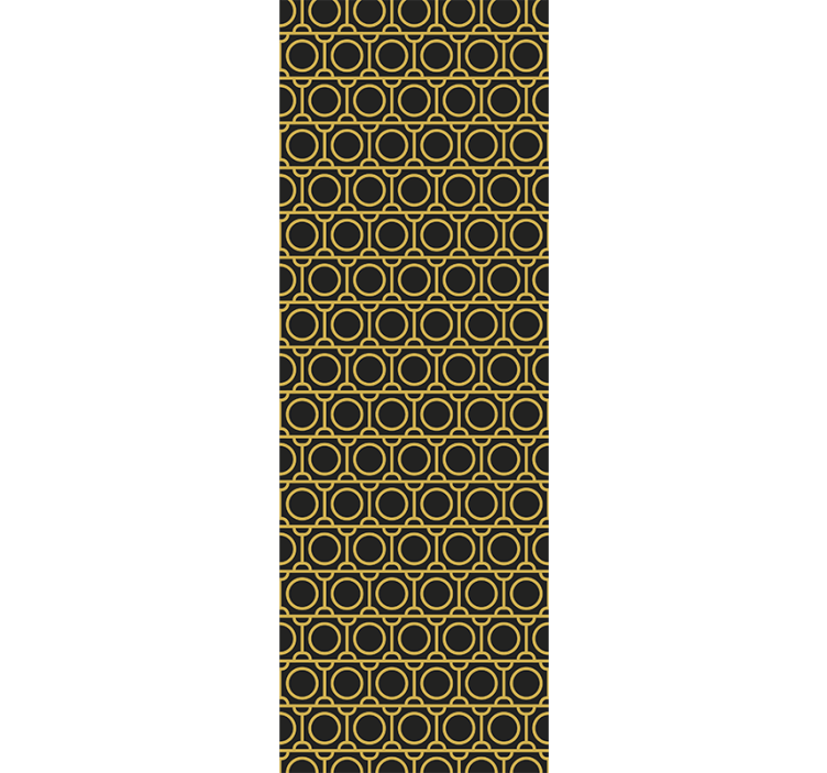 Geometriniai žiedai geometrinis raštų tapetas - „Tenstickers“