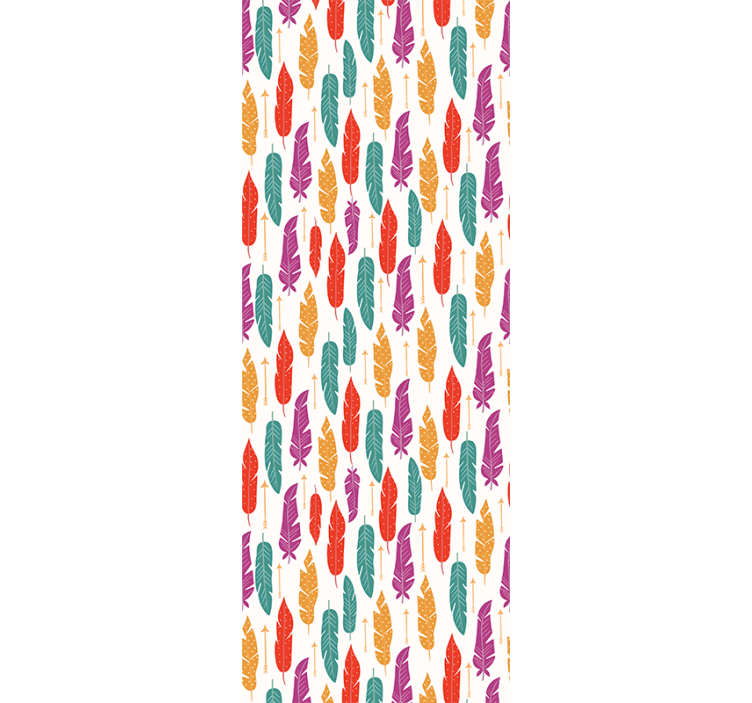 Etninių plunksnų senoviniai tapetai - „Tenstickers“