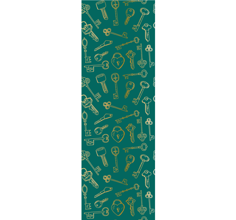 Vintažiniai raktų raštai ornamentinės tapetos - „Tenstickers“