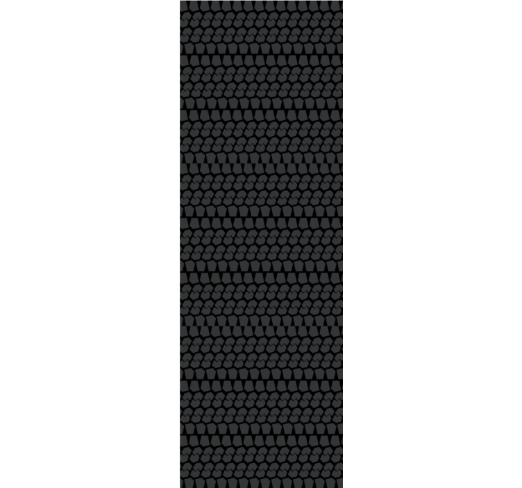 Geometrinės skalės raštas pagrindinio miegamojo tapetas - „Tenstickers“