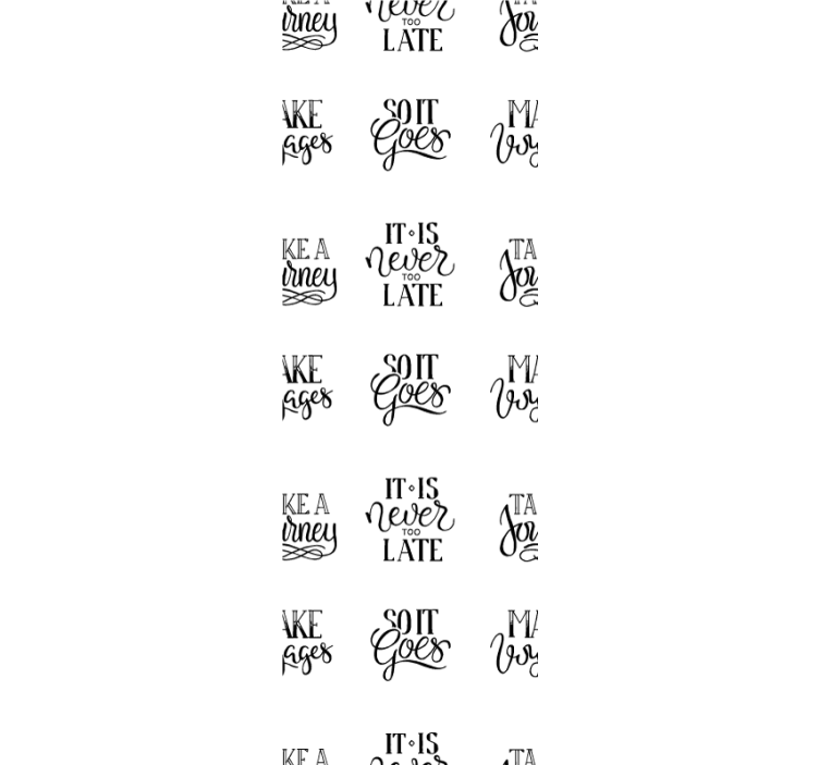 Motyvacinės citatos abėcėlinis tapetas - „Tenstickers“