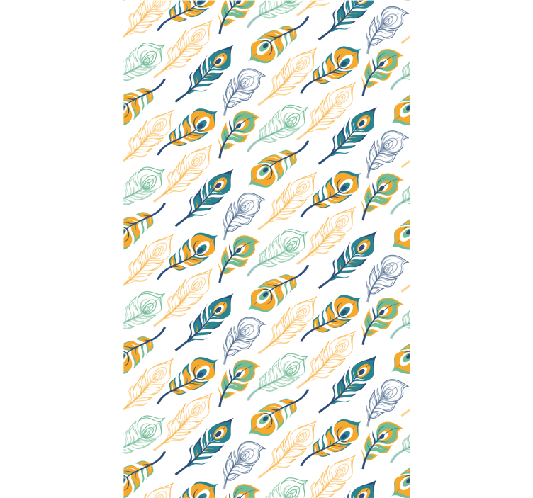 Plunksnuota elegancija meno tapetas - „Tenstickers“