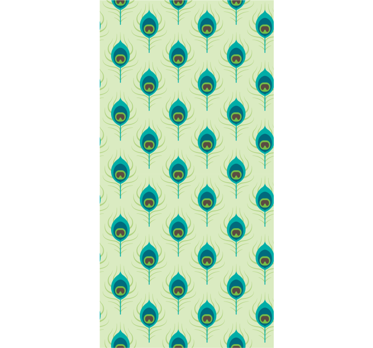 Modernūs povo plunksnų dekoratyviniai tapetai - „Tenstickers“