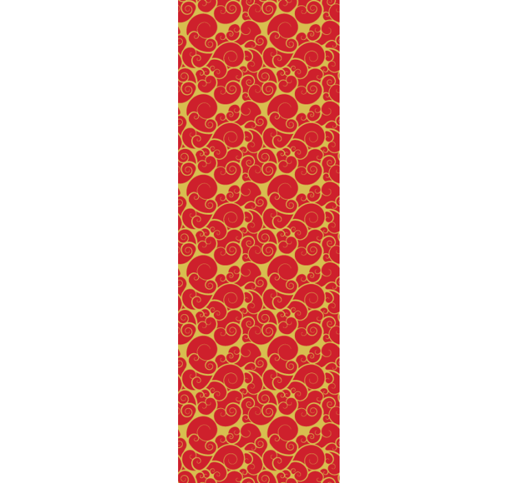 Puošnus sūkurių raštas Plytelės tapetas - „Tenstickers“