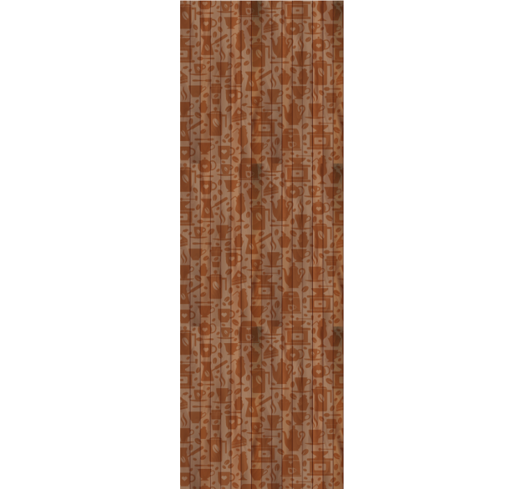 Kavinės motyvai tapetas virtuvei - „Tenstickers“