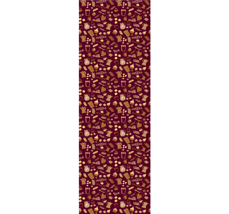 Gėrimo motyvo raštas tapetas virtuvei - „Tenstickers“