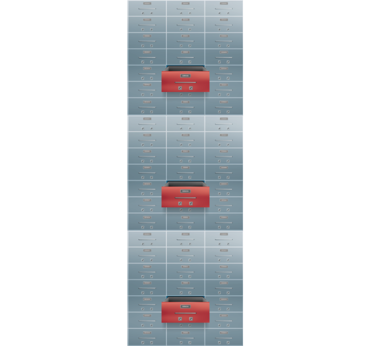 Pramoninės spintelės pramoniniai tapetai - „Tenstickers“
