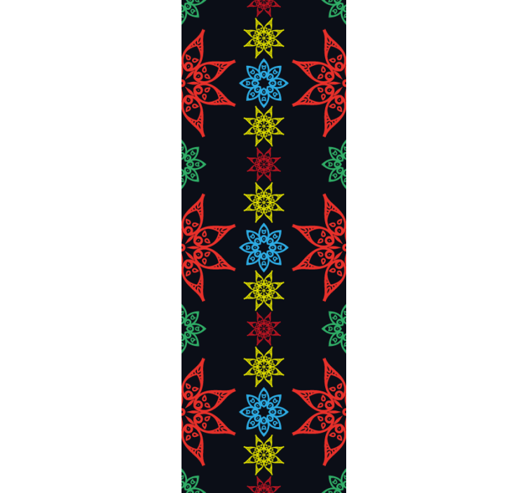 Gėlių ornamentika ornamentinės tapetos - „Tenstickers“