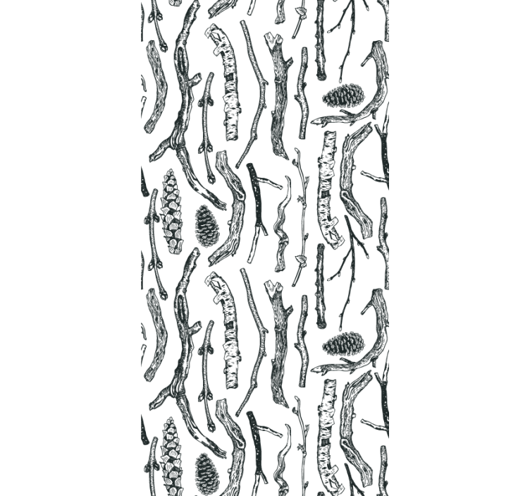 Miško eskizai gyvūnų tapetai - „Tenstickers“