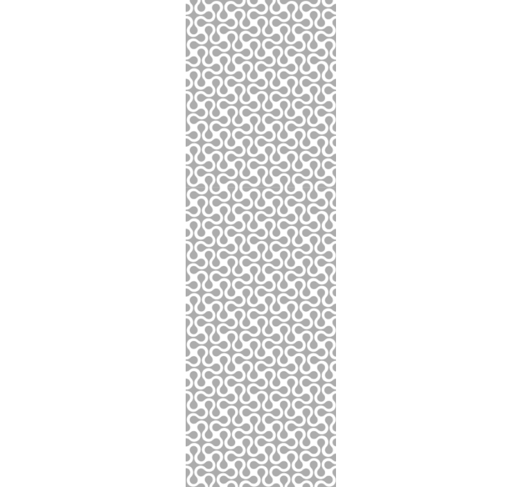 Geometriniai bangos ilgiai pilka tapetas - „Tenstickers“