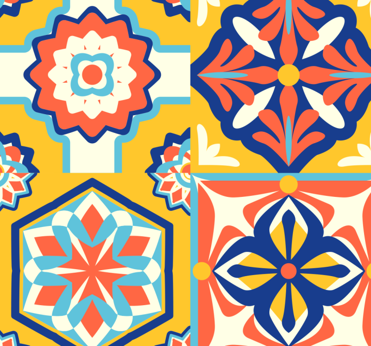 įvairių dekoratyvinių tapetų asortimentas - „Tenstickers“