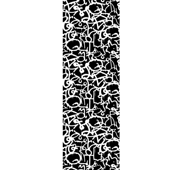 Abėcėlinis chaosas abėcėlinis tapetas - „Tenstickers“