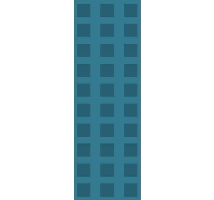 Mėlynas raštas su kvadratais namų biuro tapetai - „Tenstickers“