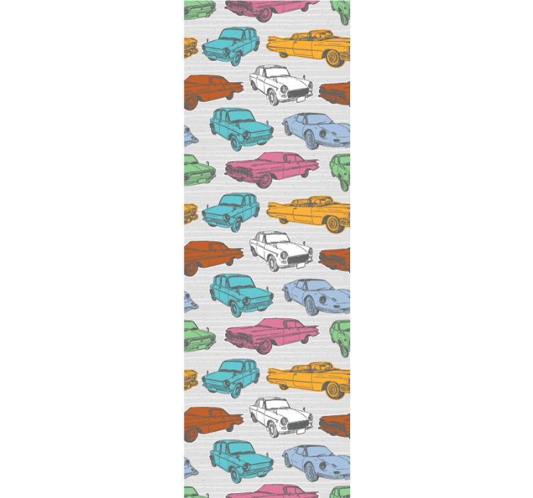 Spalvingi klasikiniai automobiliai klasikiniai tapetai - „Tenstickers“