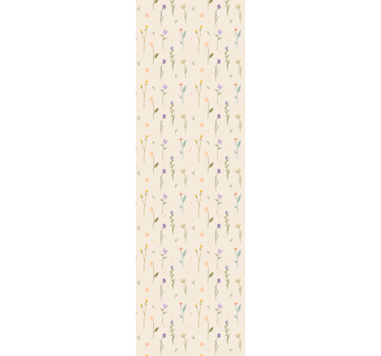 švieži minimalistinio stiliaus gėlių tapetai - „Tenstickers“