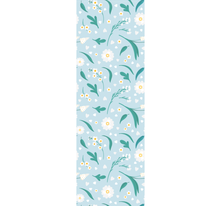 Gėlių sodo ekspozicija gėlių rašto tapetas - „Tenstickers“