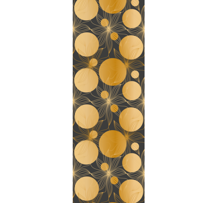 Lotoso žiedas ir apskritimai gėlių tapetai - „Tenstickers“