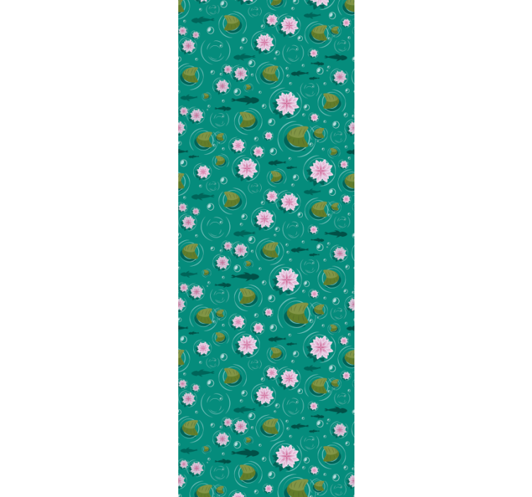 Vandens žiedai gamtos sienos tapetas - „Tenstickers“