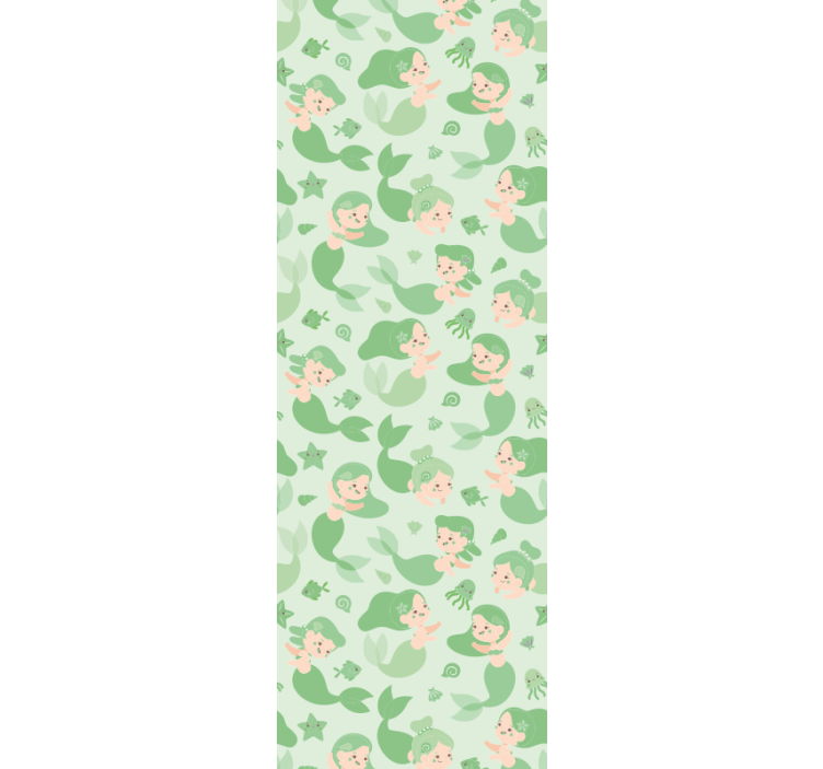 žaismingos undinės vaikiški tapetai - „Tenstickers“