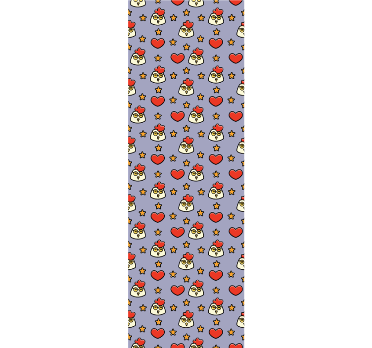 Animacinių filmų vištienos raštas gyvūnų tapetai - „Tenstickers“