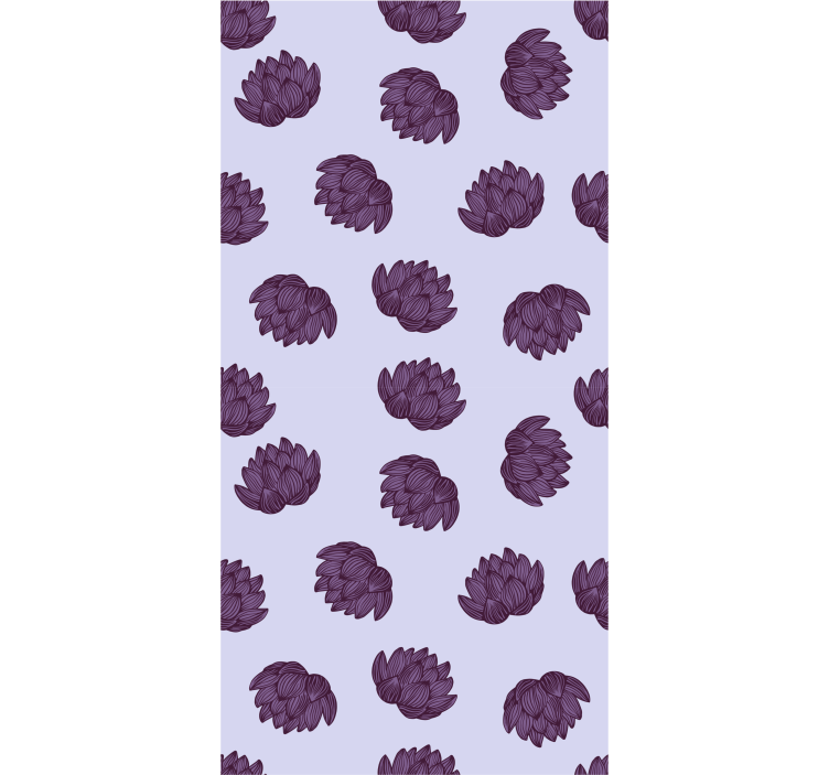 Gėlių rašto paprastumas tapetai geles - „Tenstickers“