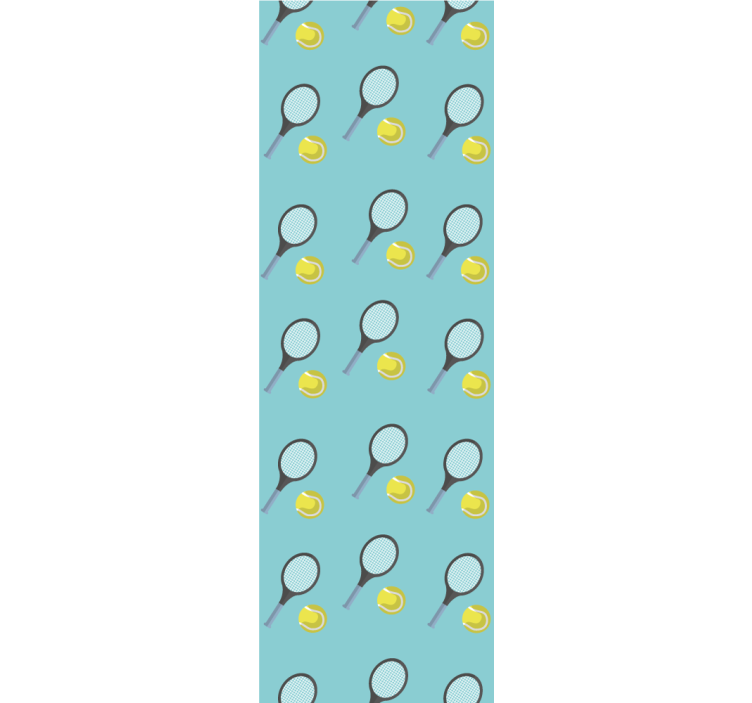 Kamuoliuko ir teniso mėlynos spalvos vaikų tapetai - „Tenstickers“