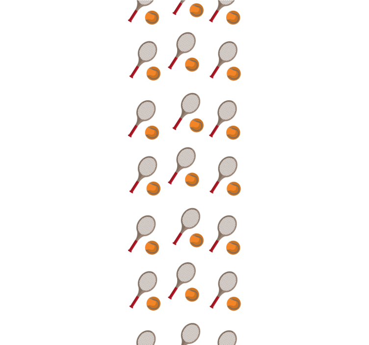 įkvėptas teniso asmeninis tapetas - „Tenstickers“