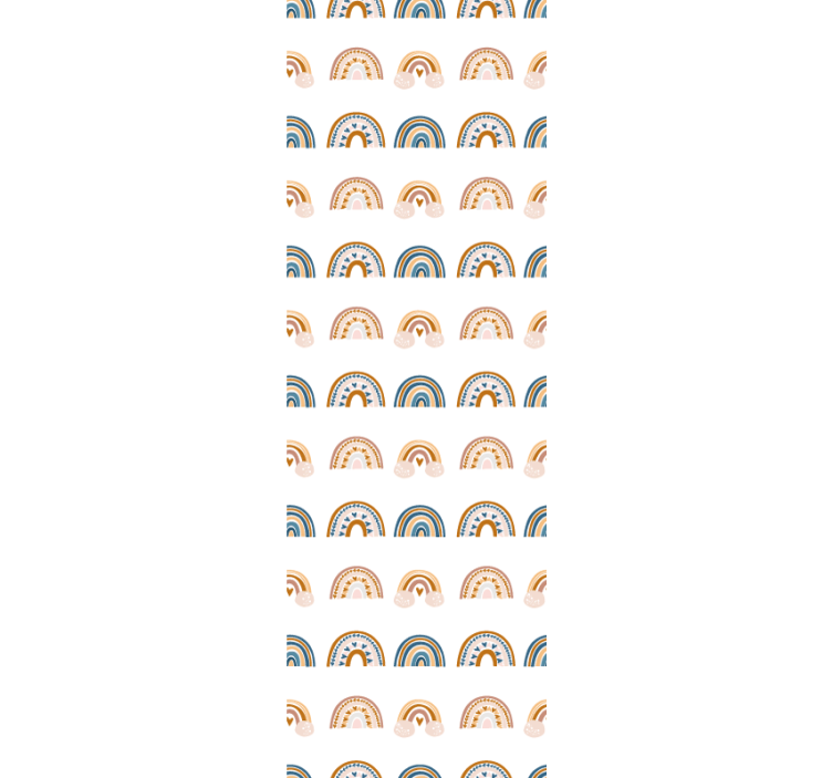 Vaivorykštės lankų raštas tapetai vaiku kambariui - „Tenstickers“