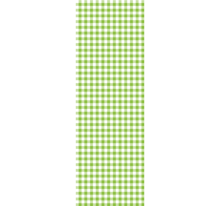 Gingham check modelis valgomojo tapetas - „Tenstickers“