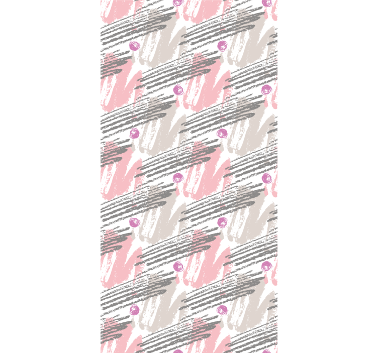 Rausvi ir pilki dažai piešia meno tapetus - „Tenstickers“