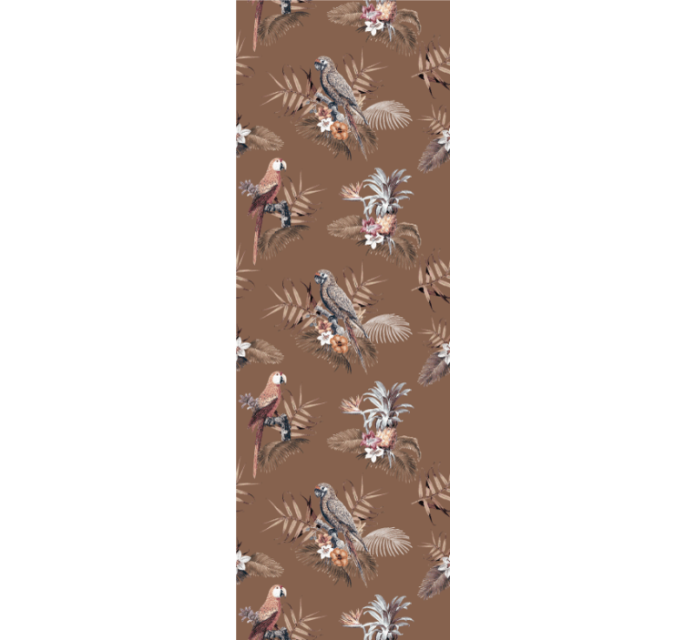 Atogrąžų paukščio motyvas paukščiai tapetas - „Tenstickers“