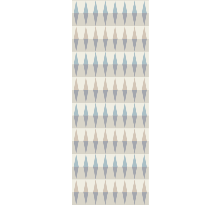 Stilizuotas deimantinis raštas geometrinis raštų tapetas - „Tenstickers“