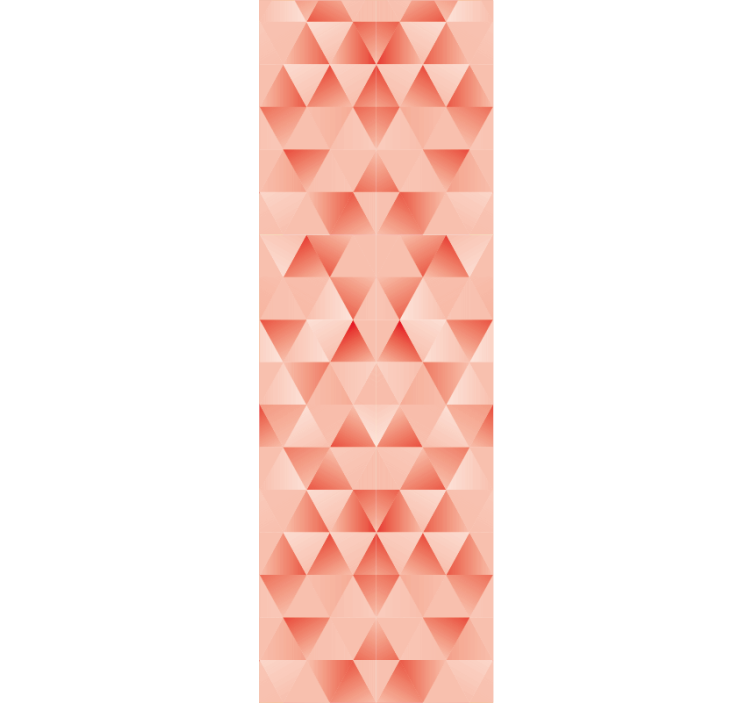 Rožinių atspalvių trikampių svetainės tapetai - „Tenstickers“