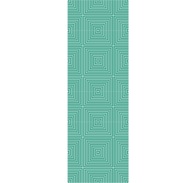 Kvadratinis spiralės raštas geometrinis raštų tapetas - „Tenstickers“