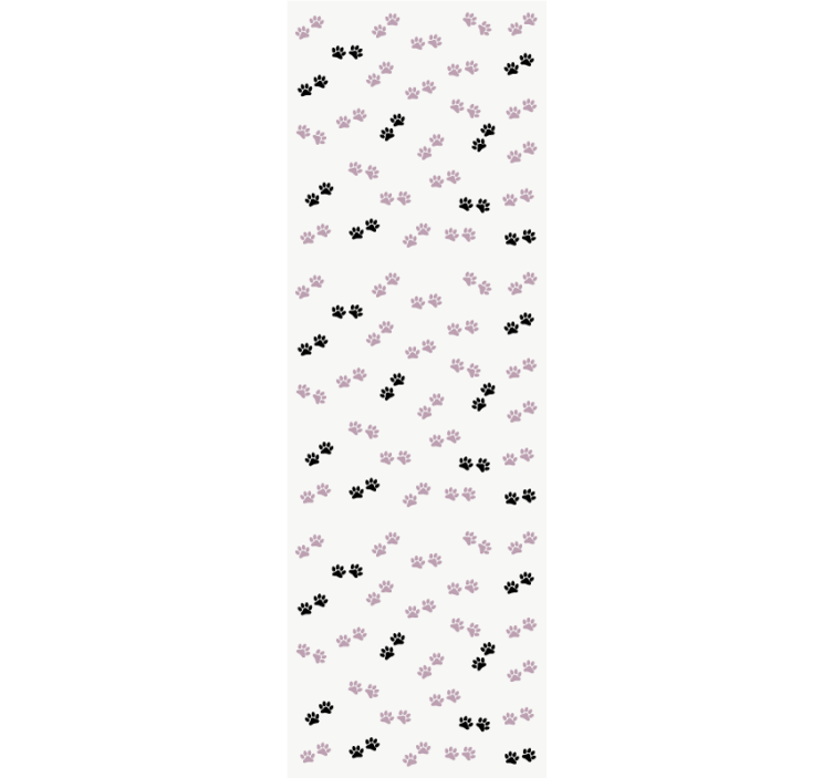 Letenų atspaudų raštai šunų tapetas - „Tenstickers“