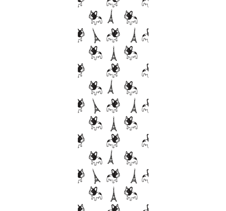 Paryžietiški kačiukai šunų tapetas - „Tenstickers“