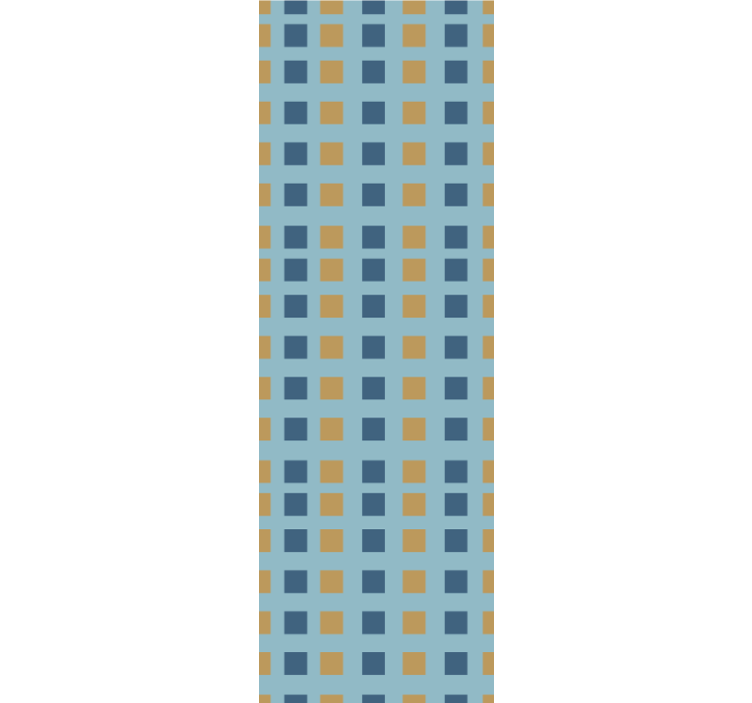 Geometrinis kvadratinis tinklelis kvadratinės tapetos - „Tenstickers“