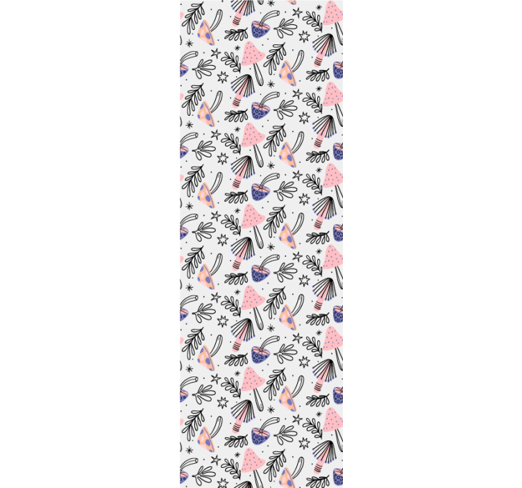 įnoringi botaniniai motyvai meno tapetas - „Tenstickers“