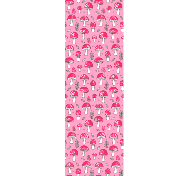 Grybų raštai meno tapetas - „Tenstickers“