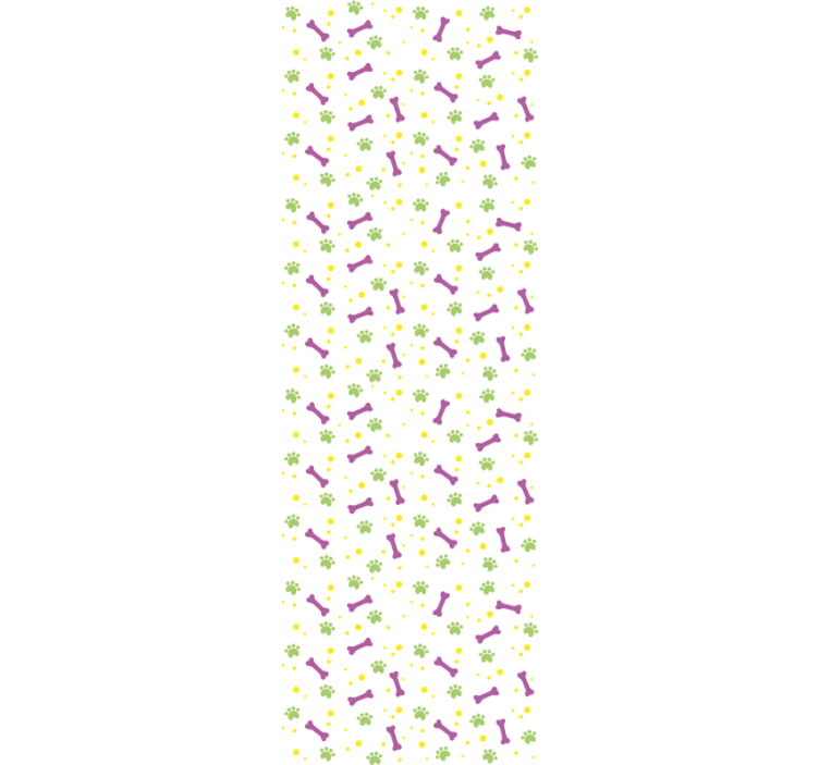 Gėlių instrumento raštas tapetas miegamajam - „Tenstickers“