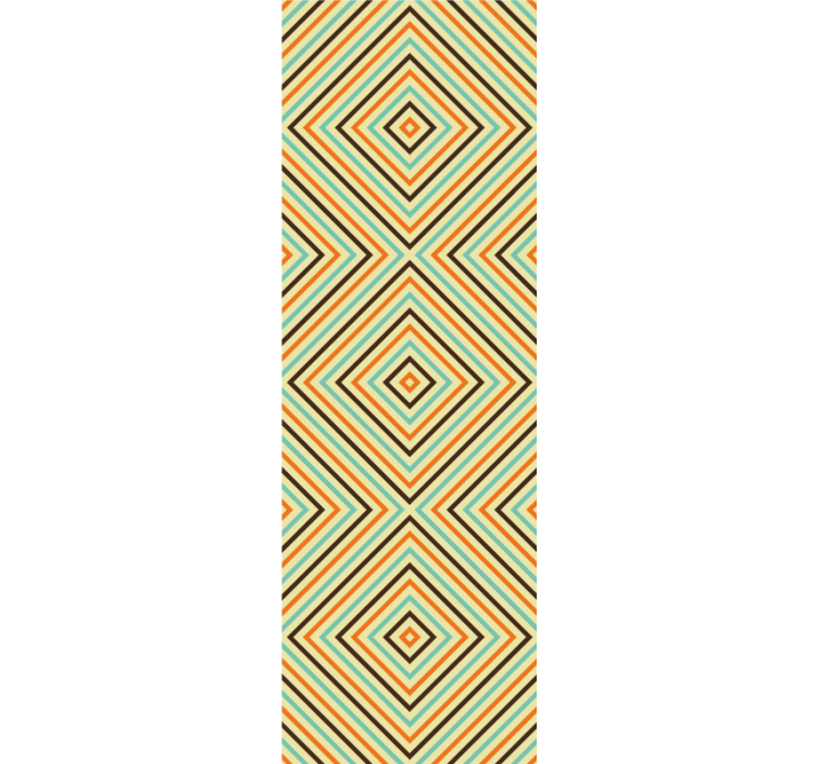 Geometrinis rombas geometrinis raštų tapetas - „Tenstickers“