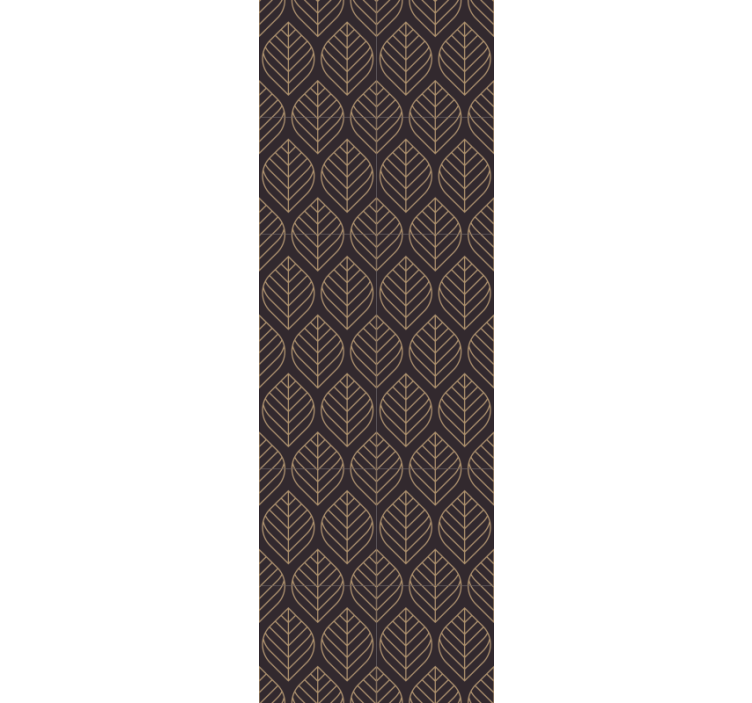 Lapų rašto elegancija lapų tapetas - „Tenstickers“