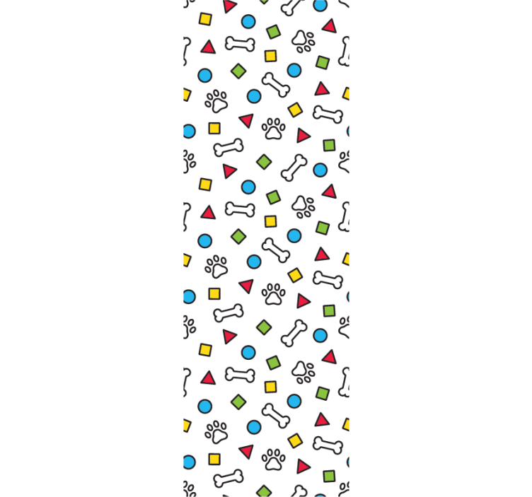 žaismingi augintinio motyvai šunų tapetas - „Tenstickers“