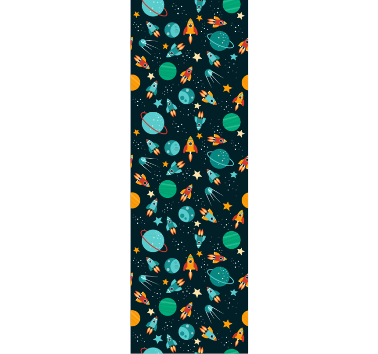 Kosmoso tyrinėjimo scena žvaigždės tapetai - „Tenstickers“